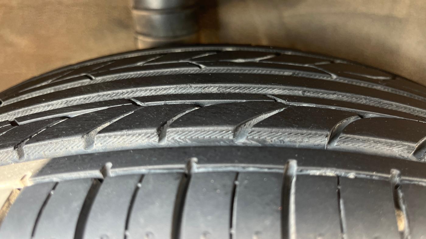 2014 Nissan Micra XV CVT, Petrol, Automatic, 95,069 km, Right Rear Tyre Tread