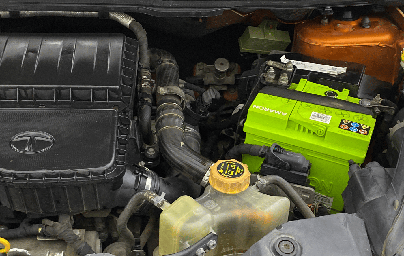2018 Tata NEXON XZA PLUS DIESEL, Diesel, Automatic, 1,06,214 km, Engine View - Left