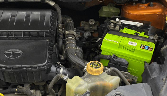 2018 Tata NEXON XZA PLUS DIESEL, Diesel, Automatic, 1,06,214 km, Engine View - Left