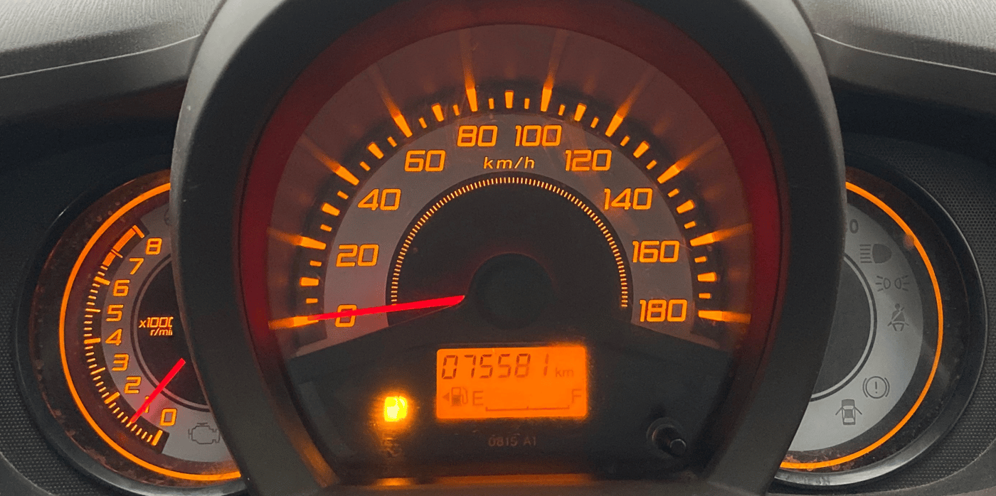 2013 Honda Brio S MT, Petrol, Manual, 75,642 km, Odometer Image