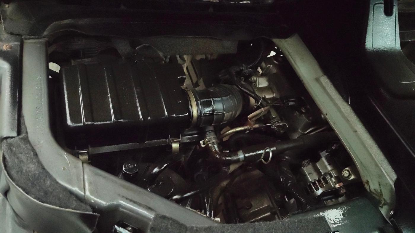 2017 Maruti Eeco 7 STR, Petrol, Manual, 32,097 km, Engine View - Right