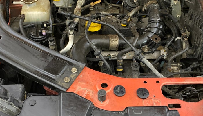 2022 Renault Kiger RXT (O) TURBO CVT, Petrol, Automatic, 10,025 km, Engine View - Right