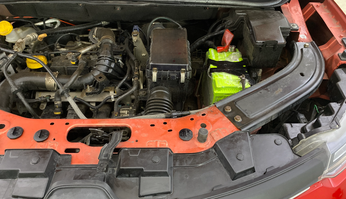 2022 Renault Kiger RXT (O) TURBO CVT, Petrol, Automatic, 10,025 km, Engine View - Left