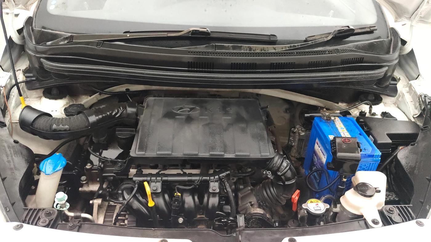2016 Hyundai Grand i10 ASTA AT 1.2 KAPPA VTVT, Petrol, Automatic, 54,072 km, Engine View