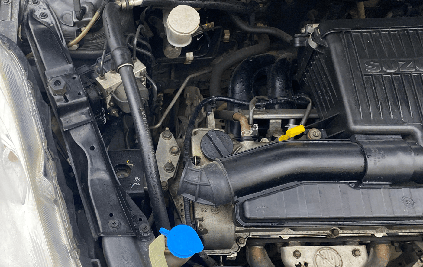 2014 Maruti Swift ZXI, Petrol, Manual, 1,13,160 km, Engine View - Right