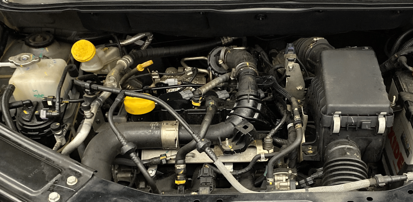 2023 Renault Kiger RXZ TURBO CVT, Petrol, Automatic, 24,169 km, Engine View