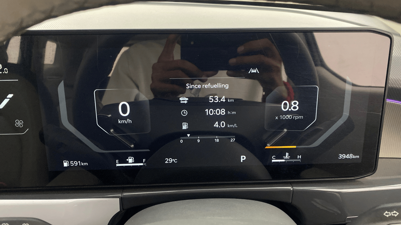 2025 KIA SYROS HTX Plus (O) 1.0 Turbo 7DCT, Petrol, Automatic, 3,947 km, Odometer Image