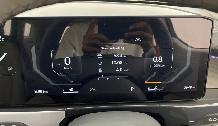 2025 KIA SYROS HTX Plus (O) 1.0 Turbo 7DCT, Petrol, Automatic, 3,947 km, Odometer Image