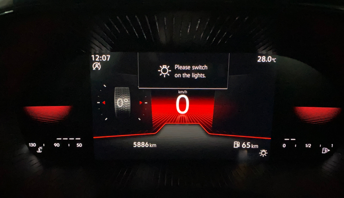 2025 Skoda SLAVIA Monte Carlo 1.0L TSI MT, Petrol, Manual, 5,875 km, Odometer Image