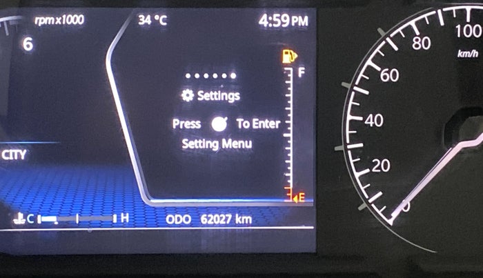 2019 Tata Harrier XZ 2.0L, Diesel, Manual, 61,983 km, Odometer Image