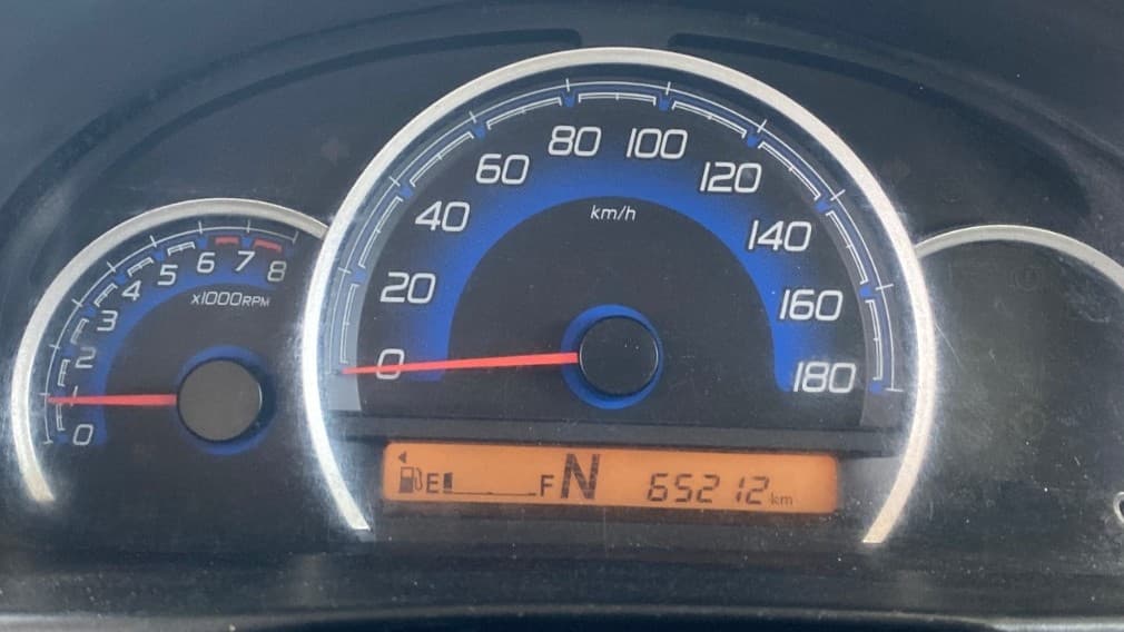 2017 Maruti Wagon R 1.0 VXI AMT, Petrol, Automatic, 65,211 km, Odometer Image
