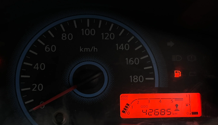 2017 Datsun Redi Go T (O), Petrol, Manual, 42,708 km, Odometer Image