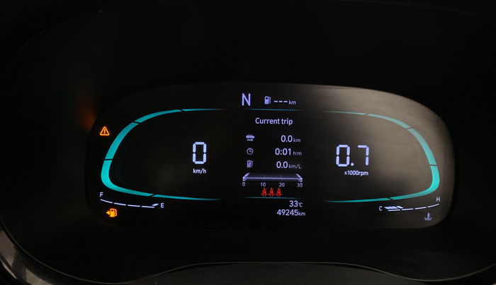 2023 Hyundai EXTER SX(O) CONNECT 1.2 AMT, Petrol, Automatic, 49,209 km, Odometer Image