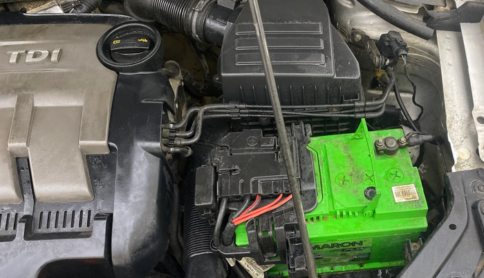 2014 Volkswagen Polo COMFORTLINE 1.5L, Diesel, Manual, 1,13,971 km, Engine View - Left