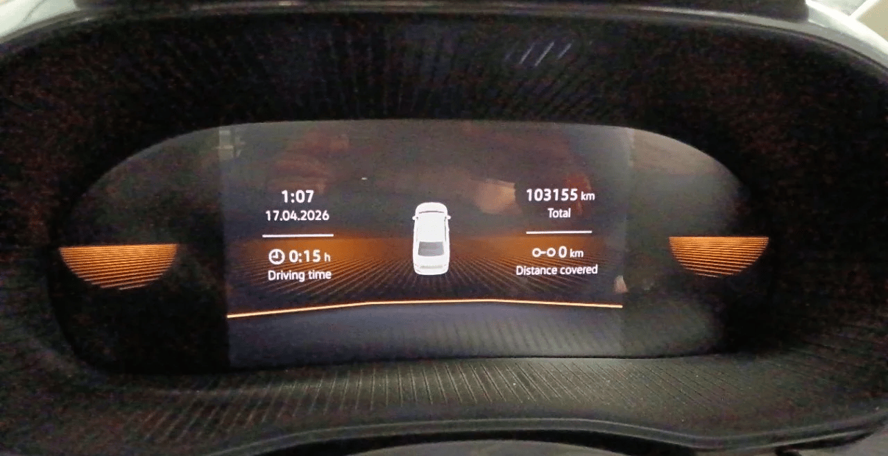 2023 Skoda SLAVIA STYLE 1.0L TSI MT, Petrol, Manual, 1,03,155 km, Odometer Image
