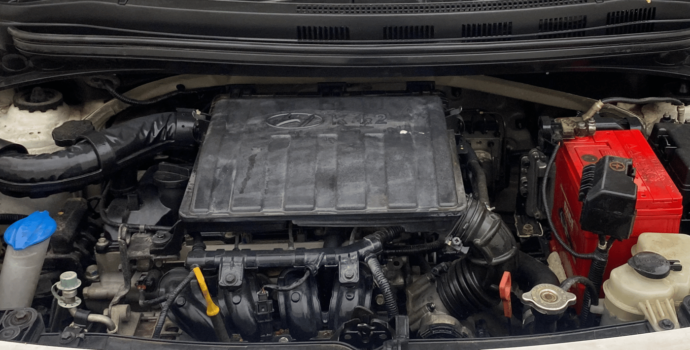 2019 Hyundai Grand i10 MAGNA AT 1.2 KAPPA VTVT, Petrol, Automatic, 79,487 km, Engine View