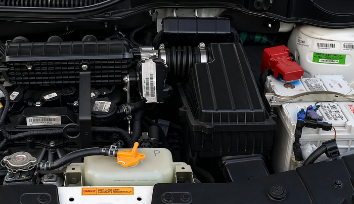 2023 Tata ALTROZ XTA, Petrol, Automatic, 20,449 km, Engine View - Left