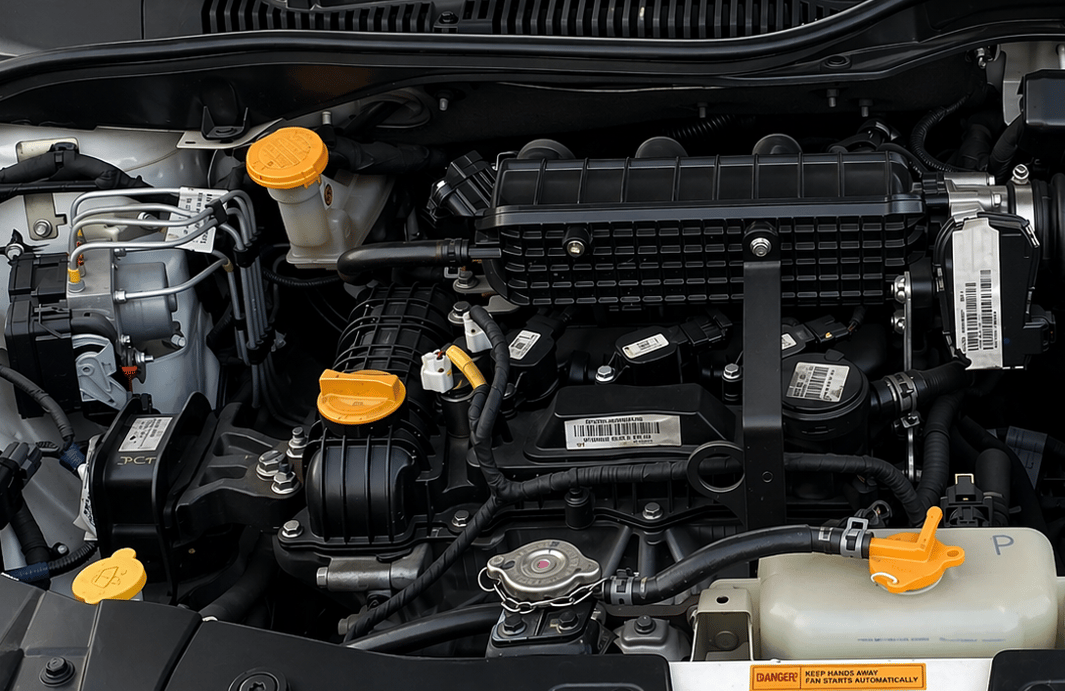 2023 Tata ALTROZ XTA, Petrol, Automatic, 20,449 km, Engine View - Right