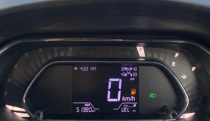 2023 Tata TIGOR XZ PLUS CNG, CNG, Manual, 51,370 km, Odometer Image