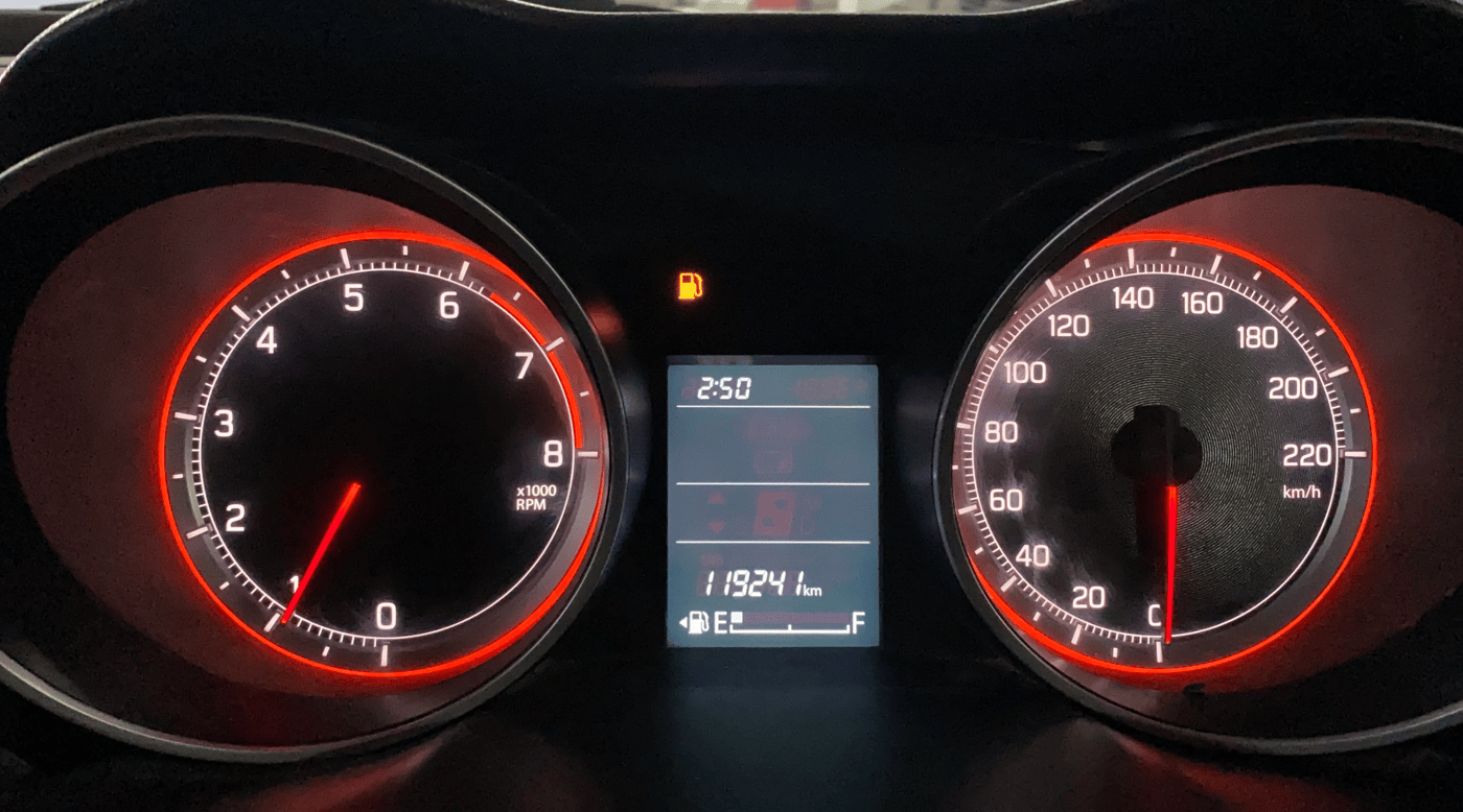 2019 Maruti Swift VXI, Petrol, Manual, 1,19,266 km, Odometer Image
