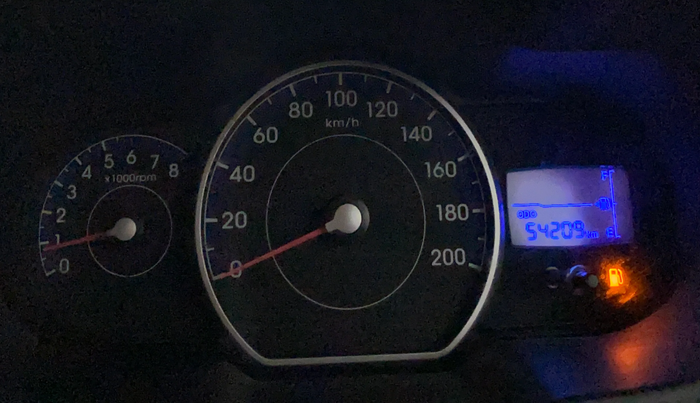 2014 Hyundai i10 SPORTZ 1.2, Petrol, Manual, 54,204 km, Odometer Image