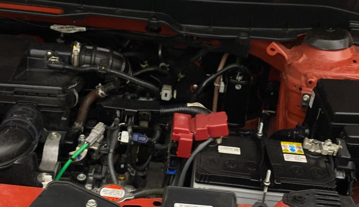 2023 Maruti BREZZA VXI AT SMART HYBRID, Petrol, Automatic, 5,425 km, Engine View - Left