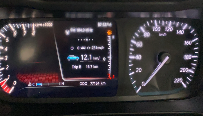 2021 Tata ALTROZ XZ PLUS PETROL, Petrol, Manual, 77,133 km, Odometer Image