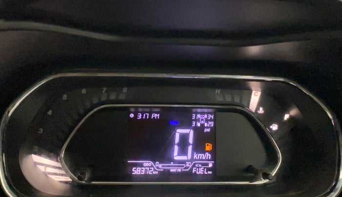 2023 Tata NEXON XZ PLUS PETROL SUNROOF, Petrol, Manual, 58,364 km, Odometer Image