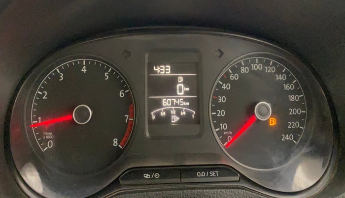 2015 Volkswagen Polo HIGHLINE1.2L, Petrol, Manual, 60,707 km, Odometer Image