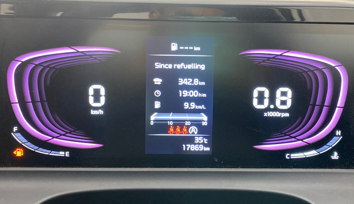 2023 KIA SELTOS HTE 1.5 PETROL, Petrol, Manual, 17,863 km, Odometer Image