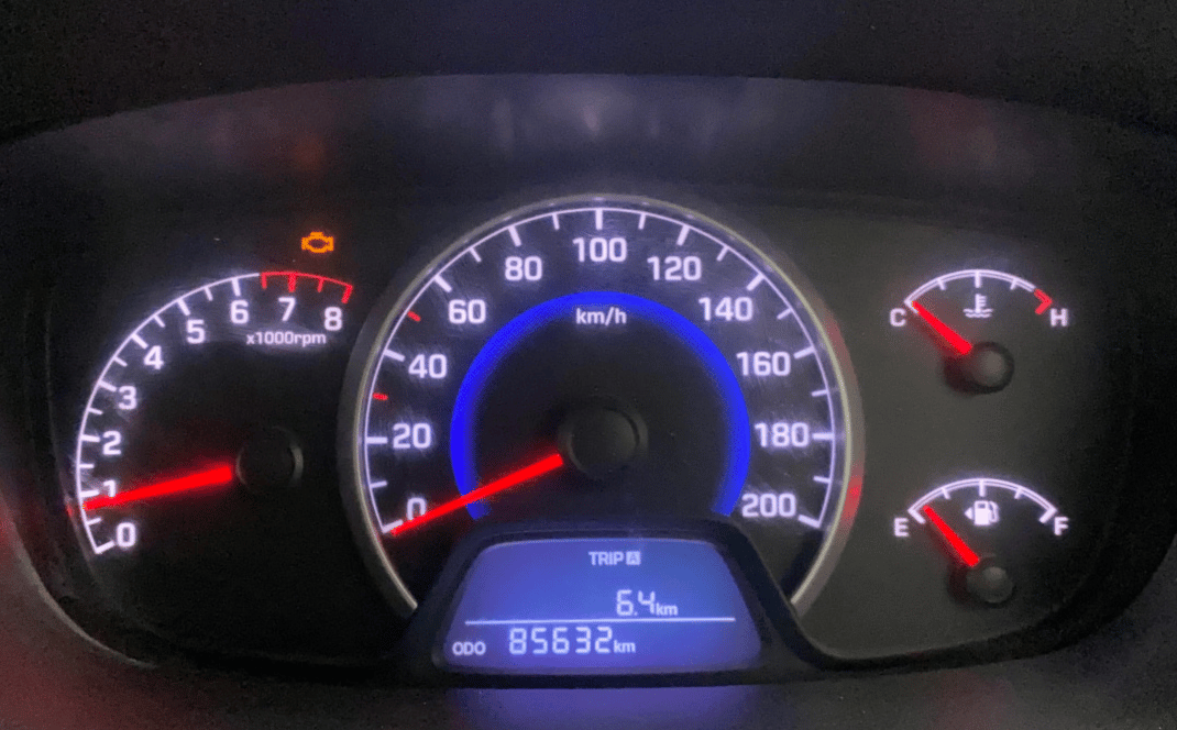 2014 Hyundai Grand i10 ASTA 1.2 KAPPA VTVT, CNG, Manual, 85,733 km, Odometer Image