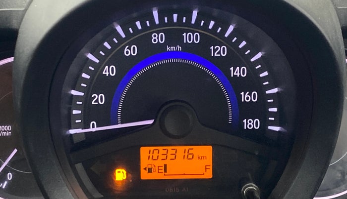 2016 Honda Brio VX MT, Petrol, Manual, 1,03,315 km, Odometer Image