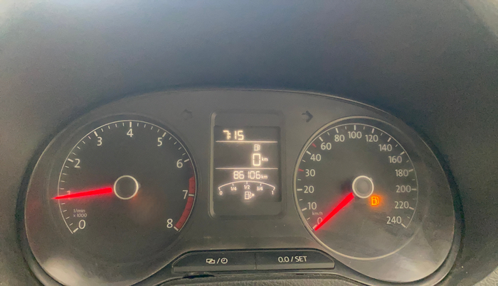 2017 Volkswagen Polo HIGHLINE1.2L, Petrol, Manual, 86,066 km, Odometer Image