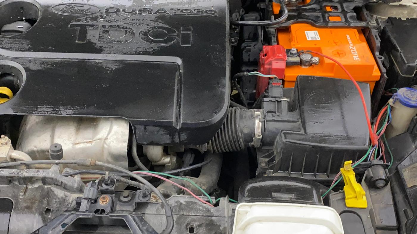 2013 Ford Fiesta STYLE DIESEL, Diesel, Manual, 1,23,128 km, Engine View - Left