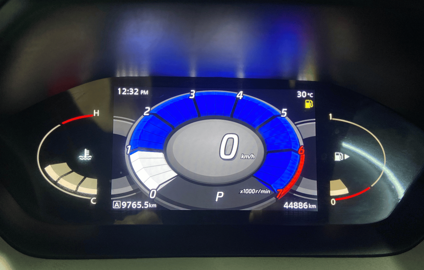 2022 Nissan MAGNITE XV TURBO CVT, Petrol, Automatic, 44,865 km, Odometer Image