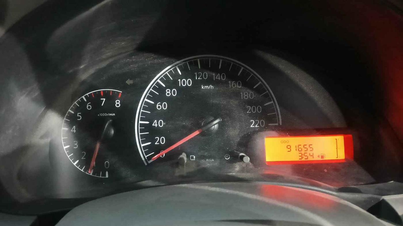 2013 Nissan Sunny XL, Petrol, Manual, 91,710 km, Odometer Image