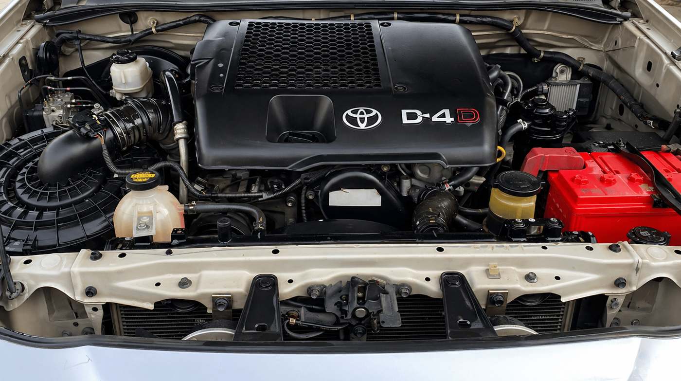 2013 Toyota Fortuner 3.0 4X4 MT, Diesel, Manual, 1,28,393 km, Engine View