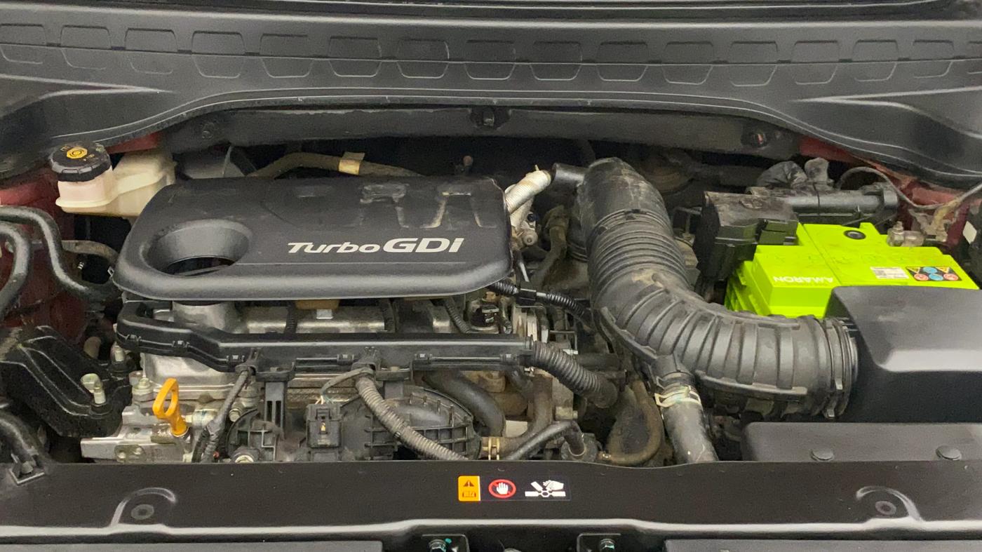 2020 KIA SONET HTX 1.0 IMT, Petrol, Manual, 17,607 km, Engine View