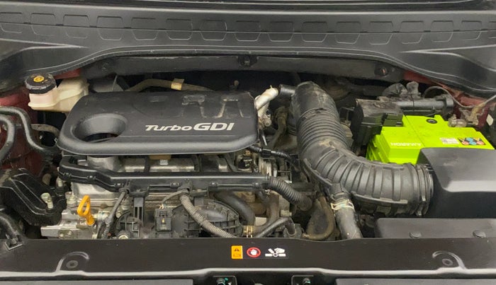 2020 KIA SONET HTX 1.0 IMT, Petrol, Manual, 17,607 km, Engine View