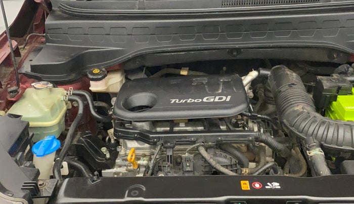 2020 KIA SONET HTX 1.0 IMT, Petrol, Manual, 17,607 km, Engine View - Right