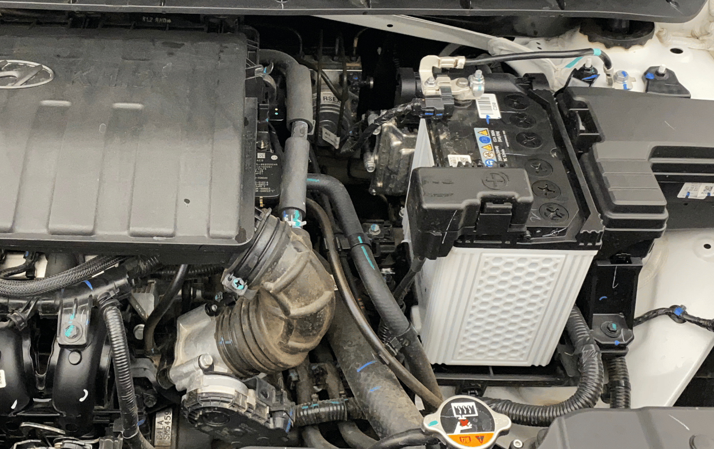 2025 Hyundai EXTER SX 1.2 MT Hy-CNG Duo , CNG, Manual, 568 km, Engine View - Left