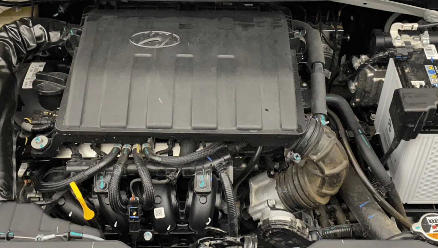 2025 Hyundai EXTER SX 1.2 MT Hy-CNG Duo , CNG, Manual, 568 km, Engine View