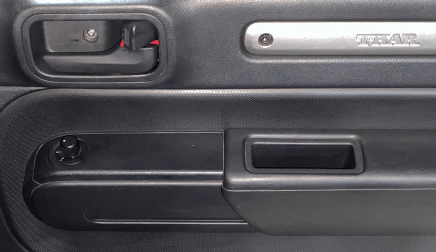 2023 Mahindra Thar LX PETROL HT 4WD AT, Petrol, Automatic, 8,873 km, Driver Side Door Panels Control