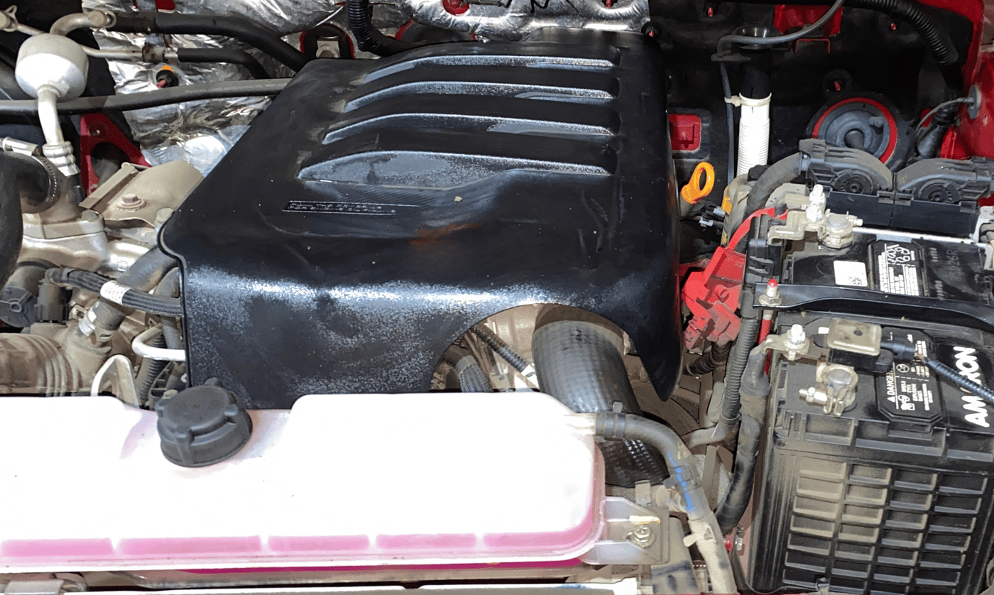 2023 Mahindra Thar LX PETROL HT 4WD AT, Petrol, Automatic, 8,873 km, Engine View - Left