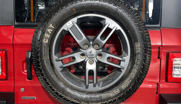 2023 Mahindra Thar LX PETROL HT 4WD AT, Petrol, Automatic, 8,873 km, Spare Tyre