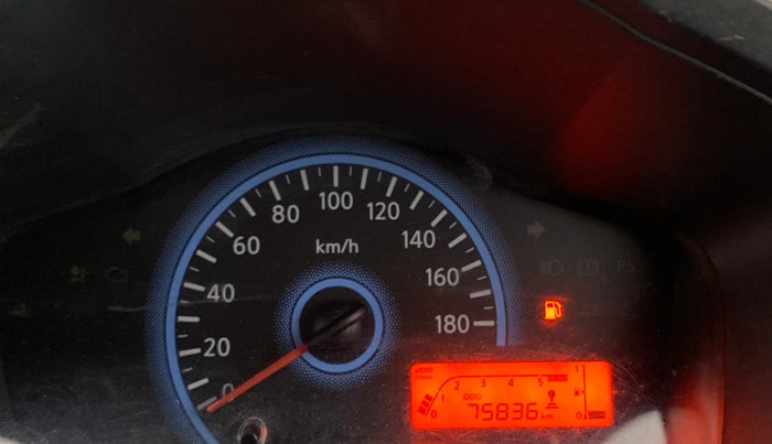 2018 Datsun Redi Go T(O) 1.0, Petrol, Manual, 75,836 km, Odometer Image