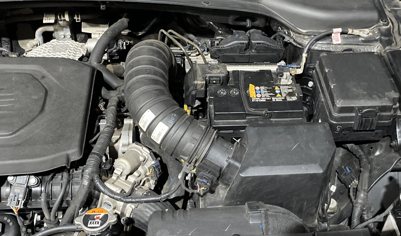 2024 Hyundai ALCAZAR Signature 6 STR 1.5 Diesel Automatic, Diesel, Automatic, 13,741 km, Engine View - Left