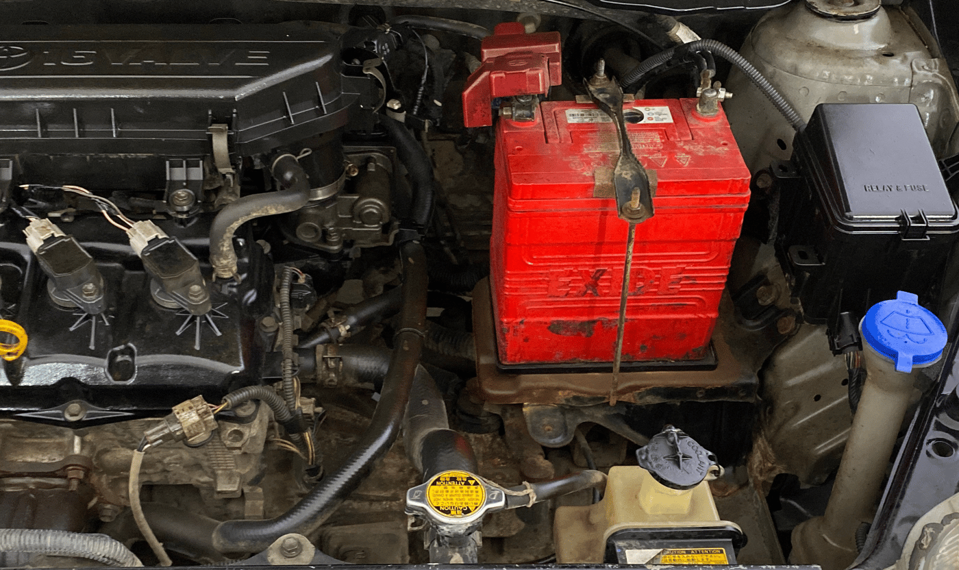 2013 Toyota Etios V, Petrol, Manual, 70,726 km, Engine View - Left