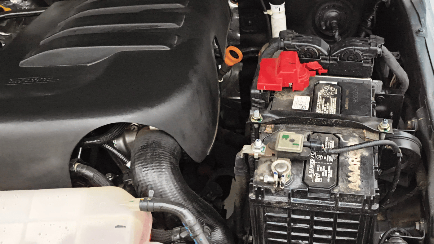 2023 Mahindra Thar LX PETROL HT 4WD AT, Petrol, Automatic, 17,621 km, Engine View - Left