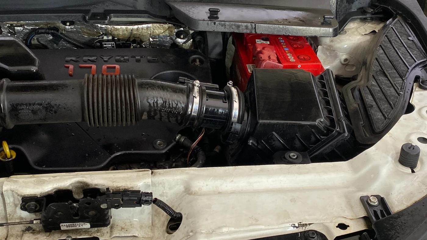 2021 Tata Harrier XZA PLUS 2.0L, Diesel, Automatic, 92,540 km, Engine View - Left